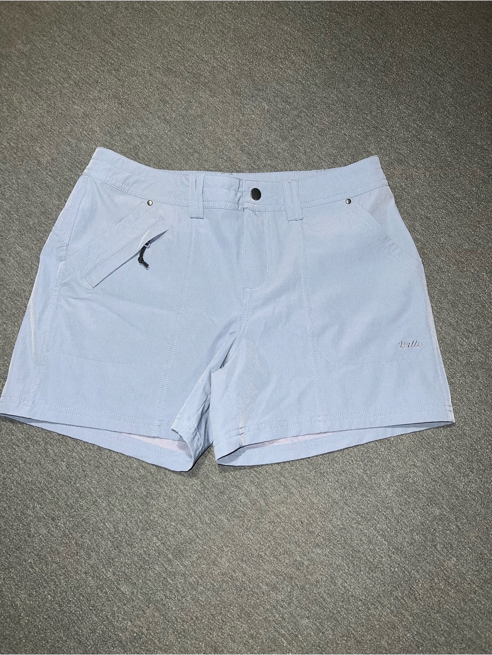 Light Blue Women's Cargo Shorts